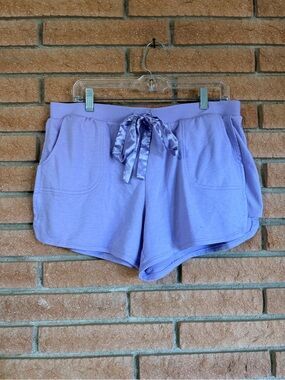 Flora Nikrooz Lavender Drawstring Lounge Shorts